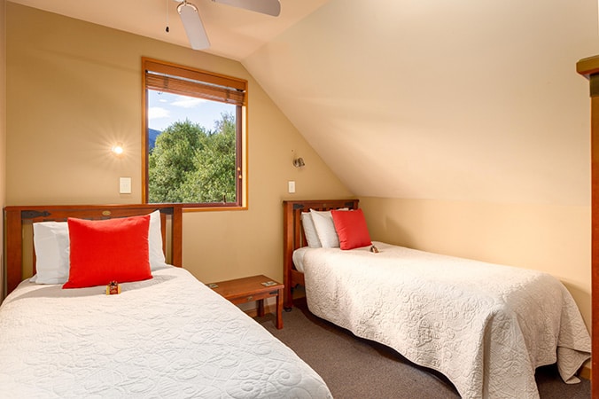 Bedroom in two bedroom - first floor room at Settlers Boutique Motel - Hanmer Springs accommodation